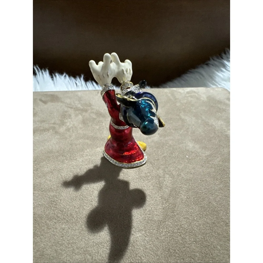 Disney Arribas Brothers Swarovski® Crystal Sorcerer Mickey Jeweled Sm Figurine